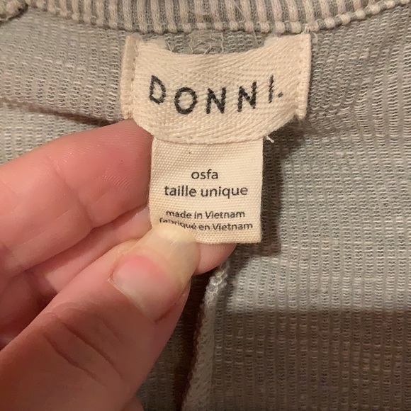 DONNI OS Lightweight Ribbed Cardigan - Picture 3 of 4